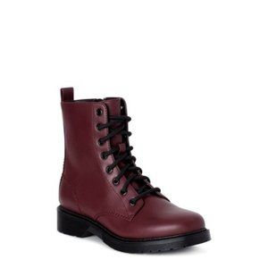 Time and Tru burgundy combat boots